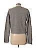 amichi 100% Cashmere Gray Cashmere Cardigan Size L - photo 2