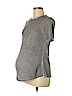 ASOS Maternity 100% Polyester Gray Short Sleeve Top Size 8 - photo 1
