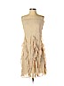 Lauren by Ralph Lauren 100% Silk Tan Cocktail Dress Size P (petite) - photo 1