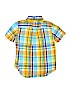 Chaps 100% Cotton Plaid Yellow Short Sleeve Button-Down Shirt Size 7 - photo 2