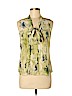 Ann Taylor 100% Silk Green Sleeveless Silk Top Size 6 (petite) - photo 1