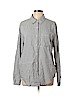 Joe's Jeans Gray Long Sleeve Button-Down Shirt Size L - photo 1