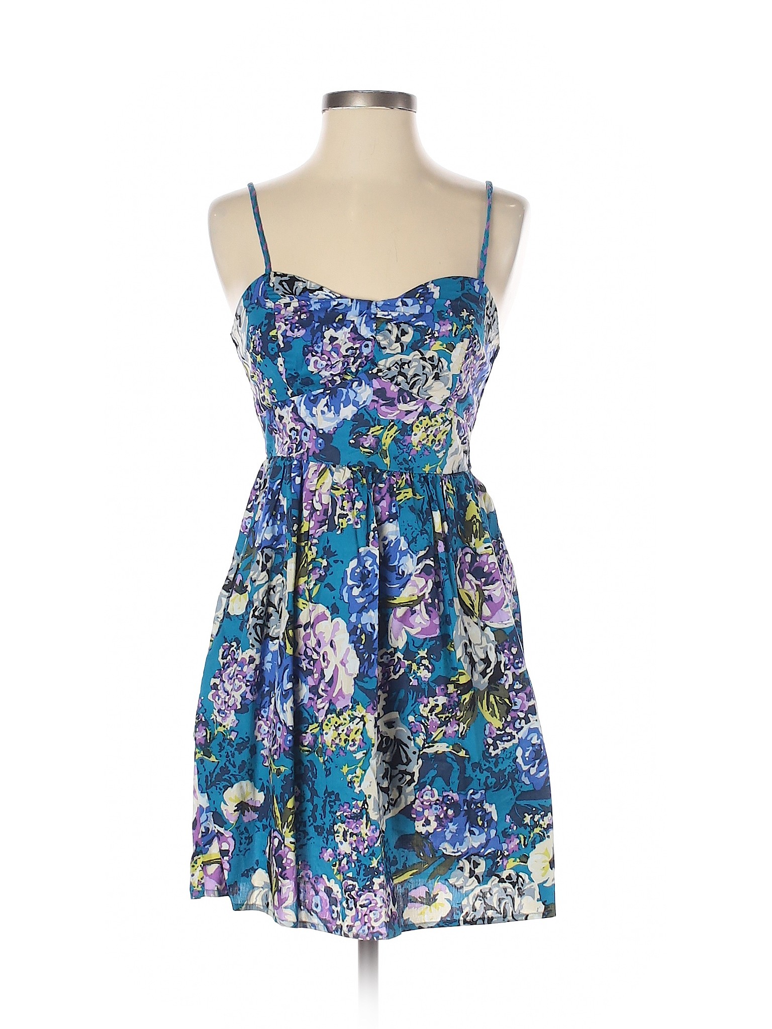 Xhilaration Women Blue Casual Dress XS | eBay
