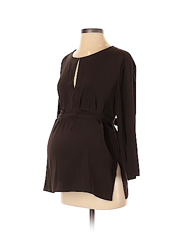 Cadeau 3/4 Sleeve Silk Top (view 1)