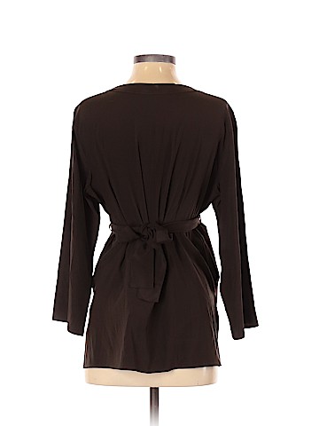 Cadeau 3/4 Sleeve Silk Top (view 2)