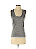 Adrianna Papell Silver Sleeveless Top Size S - photo 1