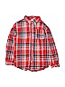 Gymboree 100% Cotton Red Long Sleeve Button-Down Shirt Size 8 - photo 1