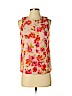 Ann Taylor LOFT 100% Polyester Orange Sleeveless Blouse Size S (petite) - photo 1