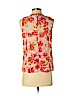 Ann Taylor LOFT 100% Polyester Orange Sleeveless Blouse Size S (petite) - photo 2