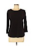 Roz & Ali Black 3/4 Sleeve Blouse Size M - photo 1