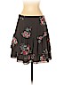 Ann Taylor LOFT 100% Polyester Gray Casual Skirt Size 4 (petite) - photo 2