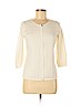 Ann Taylor LOFT 100% Cotton Ivory Cardigan Size M (petite) - photo 1
