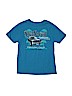 Mossimo Supply Co. 100% Cotton Blue Short Sleeve T-Shirt Size 8 - 10 - photo 1