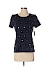 Talbots 100% Cotton Blue Short Sleeve T-Shirt Size S (petite) - photo 1