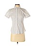 Banana Republic Factory Store White Short Sleeve Button-Down Shirt Size S (petite) - photo 1