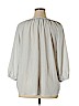 dalia 100% Polyester White 3/4 Sleeve Blouse Size 1X - photo 2