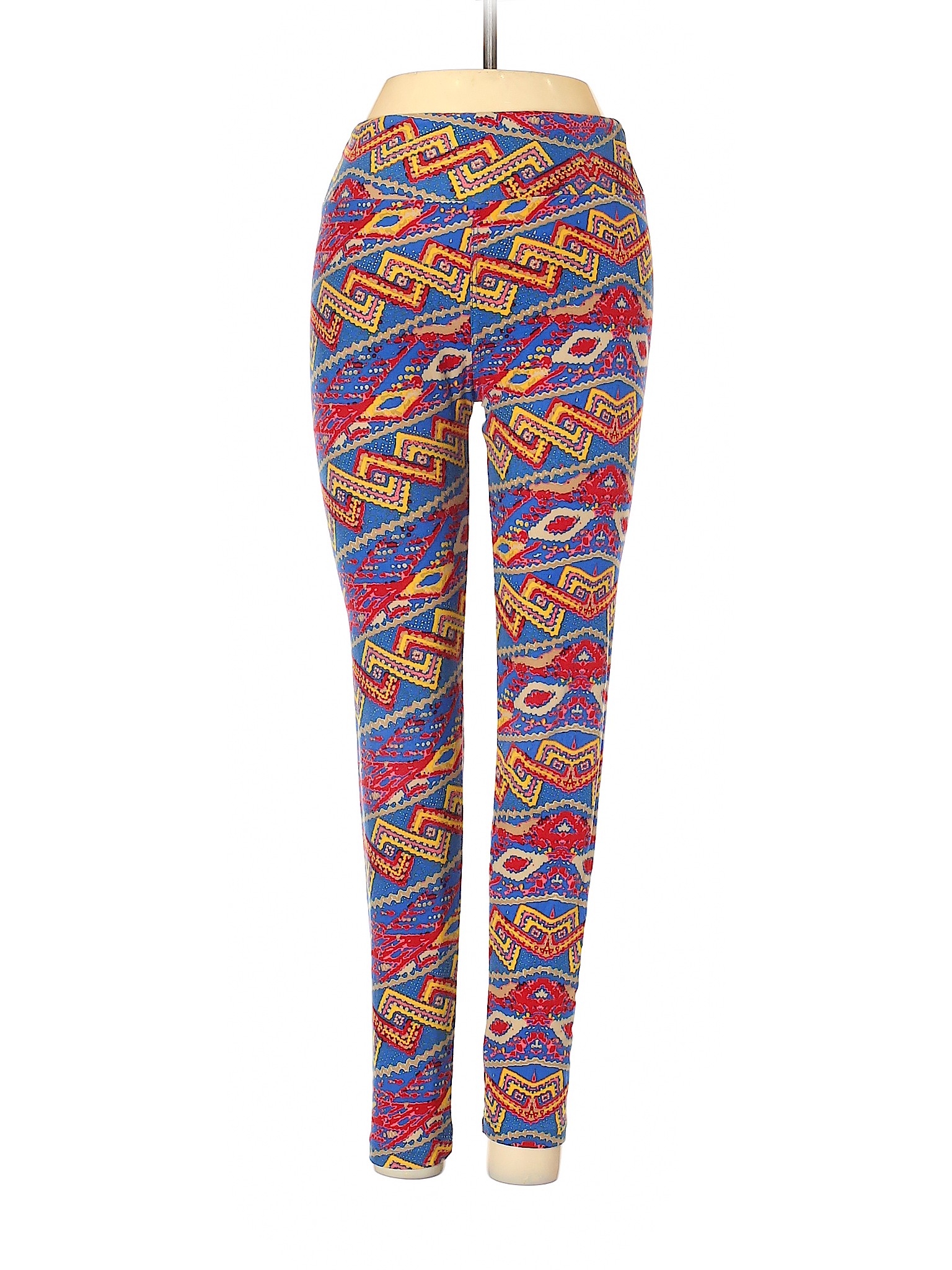 LuLaRoe, Pants & Jumpsuits, Lularoe Leggings Womens Size Tc2 Rainbow  Geometric Pattern Polyester