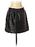 Ann Taylor LOFT 100% Polyester Black Faux Leather Skirt Size L (petite) - photo 2