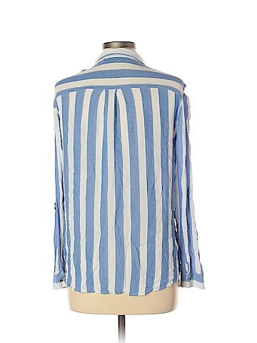 Zara Basic Long Sleeve Button-Down Shirt (view 2)