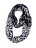 Express 100% Rayon Print Black Scarf One size - photo 1