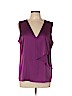 Donna Karan New York 100% Polyester Purple Sleeveless Blouse Size XL - photo 1