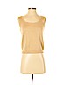 St. John Tan Sleeveless Top Size S - photo 1