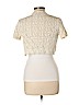 T/o Sweaters 100% Cotton Ivory Shrug Size XL - photo 2