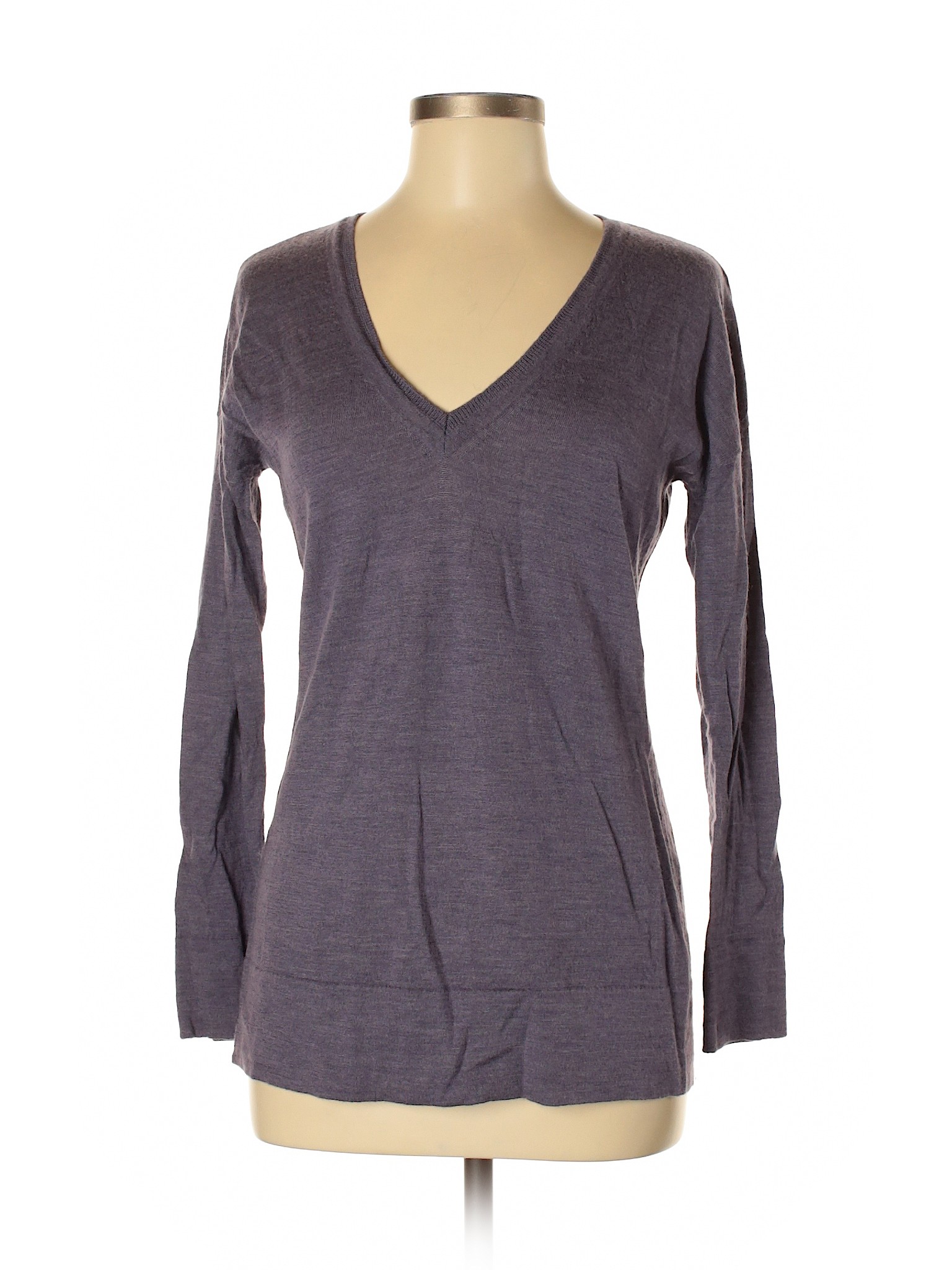 J.jill Women Purple Wool Pullover Sweater M | eBay