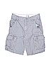 Old Navy 100% Cotton Solid Gray Cargo Shorts Size 6 - photo 1