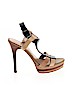 BCBG Paris 100% Leather Tan Heels Size 8 - photo 1