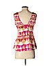 Diane von Furstenberg 100% Silk Pink Sleeveless Silk Top Size 2 - photo 2