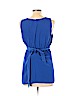 Motherhood 100% Polyester Blue Sleeveless Blouse Size L - photo 2
