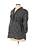 Motherhood 100% Polyester Black 3/4 Sleeve Blouse Size L - photo 1