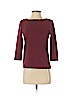 Ann Taylor Factory Burgundy 3/4 Sleeve Top Size XS (petite) - photo 1