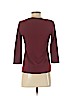 Ann Taylor Factory Burgundy 3/4 Sleeve Top Size XS (petite) - photo 2