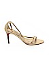 Ann Taylor 100% Leather Gold Heels Size 8 - photo 1