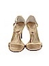 Ann Taylor 100% Leather Gold Heels Size 8 - photo 2