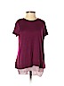 Ann Taylor Factory Purple Short Sleeve Top Size S (petite) - photo 1