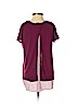 Ann Taylor Factory Purple Short Sleeve Top Size S (petite) - photo 2