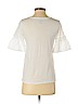 Ann Taylor LOFT White Short Sleeve Top Size XXS (petite) - photo 2