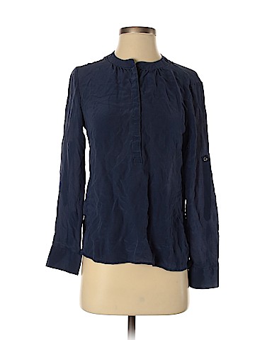 Banana Republic Long Sleeve Silk Top (view 1)