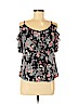 White House Black Market Black Short Sleeve Top Size XS (petite) - photo 1
