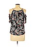 White House Black Market Black Short Sleeve Top Size XS (petite) - photo 2