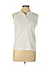 Burberry 100% Cotton Ivory Sleeveless Polo Size XL - photo 1
