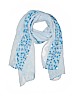 Assorted Brands Print Blue Scarf One size - photo 1