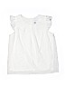 The Children's Place 100% Polyester White Short Sleeve Blouse Size XL (youth) - photo 1