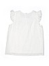 The Children's Place 100% Polyester White Short Sleeve Blouse Size XL (youth) - photo 2
