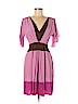 Alberta Ferretti 100% Silk Pink Casual Dress Size 6 - photo 1