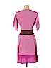 Alberta Ferretti 100% Silk Pink Casual Dress Size 6 - photo 2
