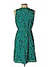 Ann Taylor LOFT Outlet 100% Polyester Teal Casual Dress Size 2 (petite) - photo 2